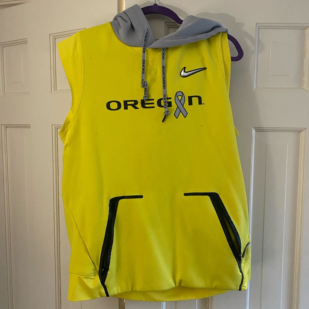 Oregon sleeveless hoodie
